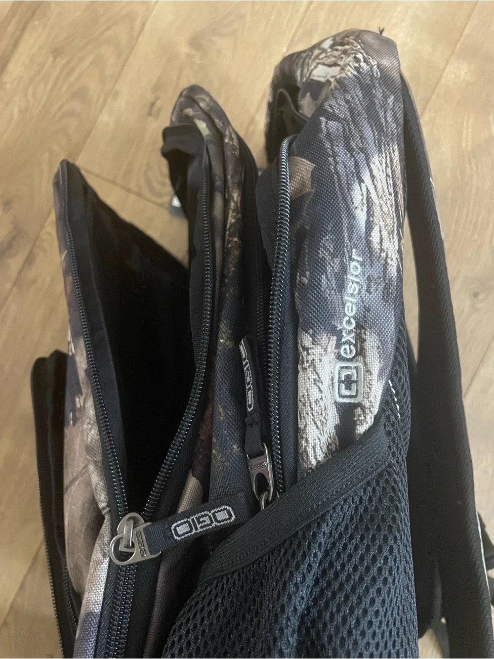 OGIO  Large Excelsior Camouflage Realtree-Style Backpack in Green and Brown